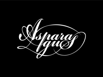 ASPRAGUSロゴ黒バック